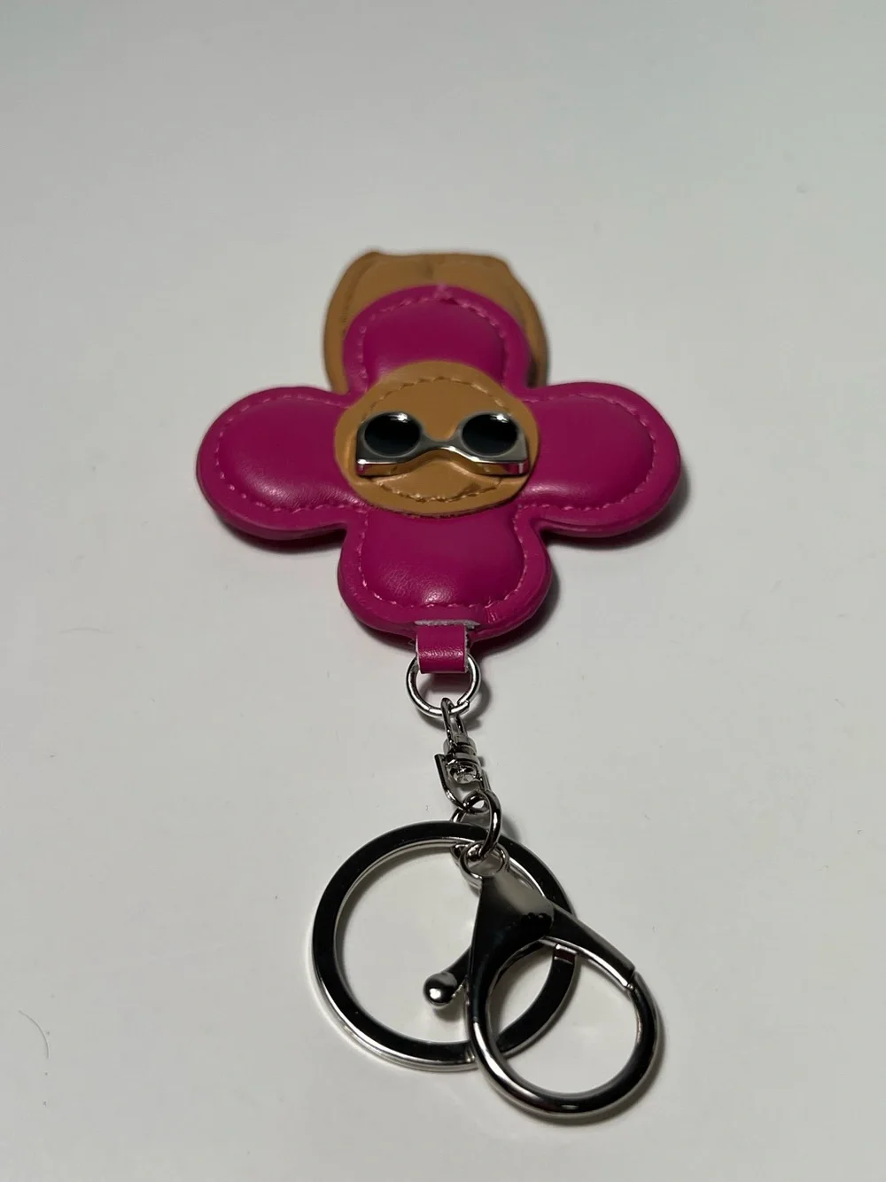 Vivienne Fashionista Plush Flower Petal Doll Bag Charm Keychain Purse Accessory